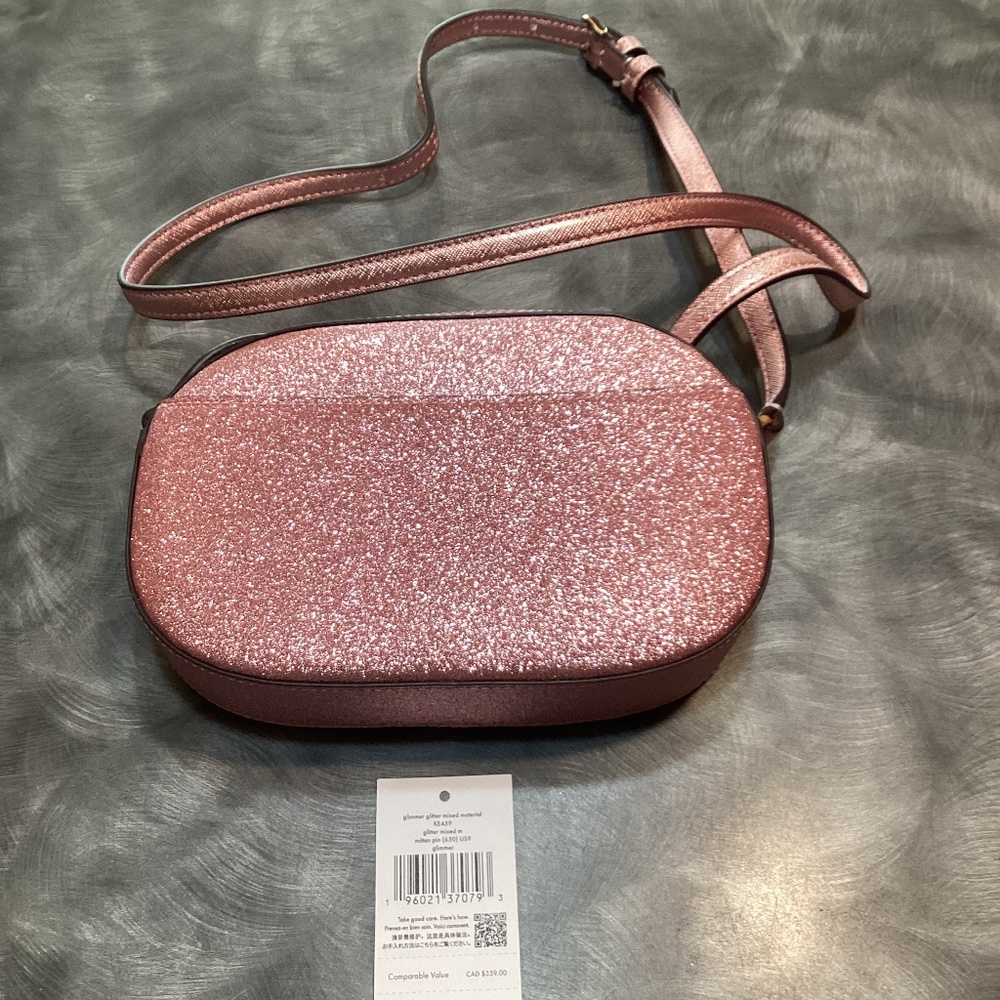 Kate Spade: Glimmer Glitter Oval Camera Bag